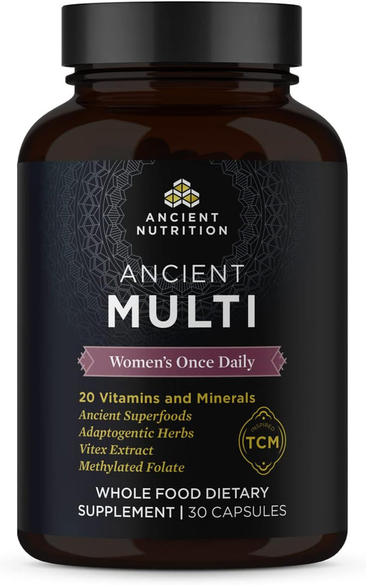 Ancient Nutrition Multivitamin for Women, Ancient Multi Women's Once Daily Vitamin 30 count