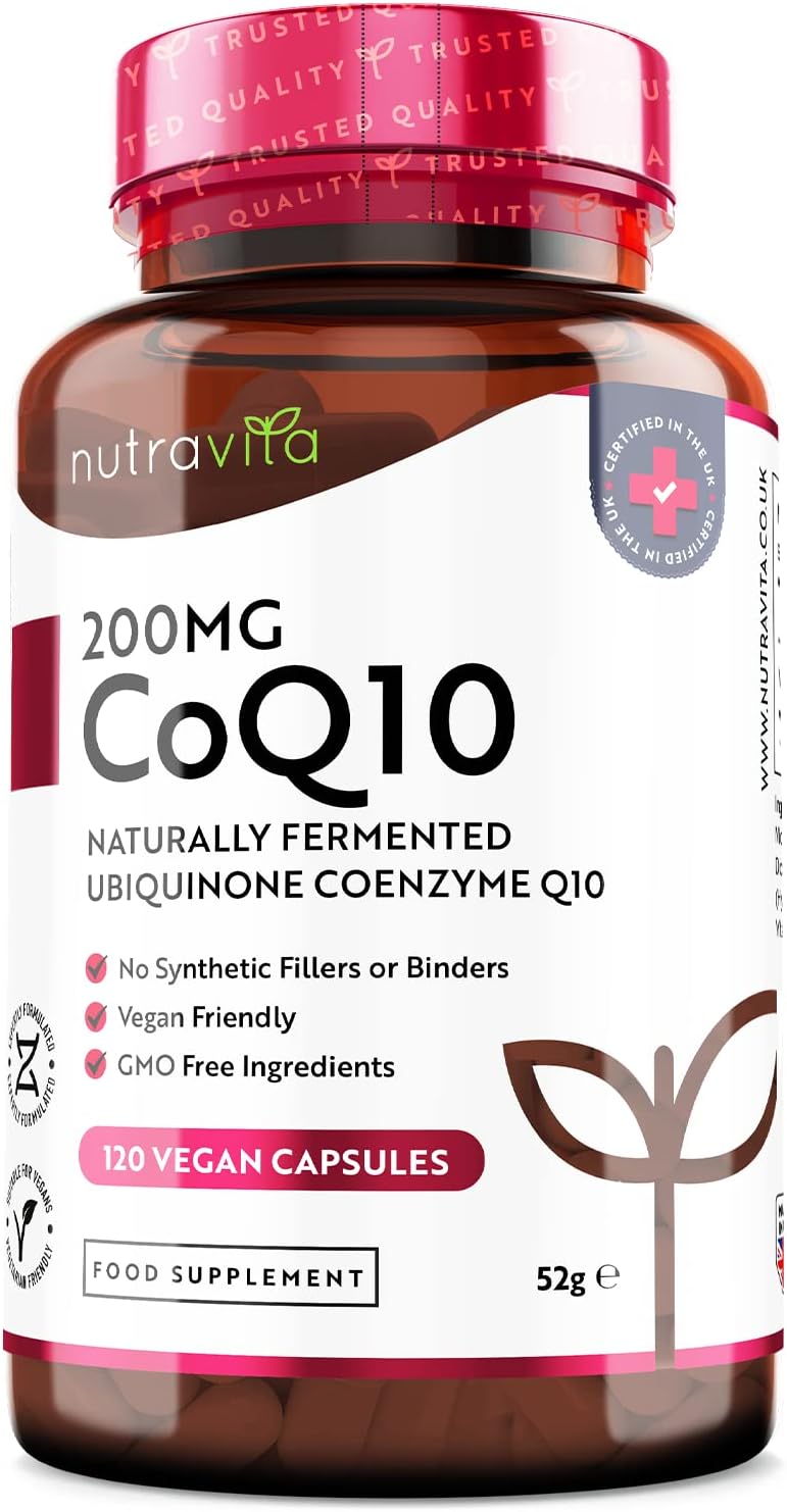 CoQ10  - 120 Vegan Capsules of High Strength Co Enzyme