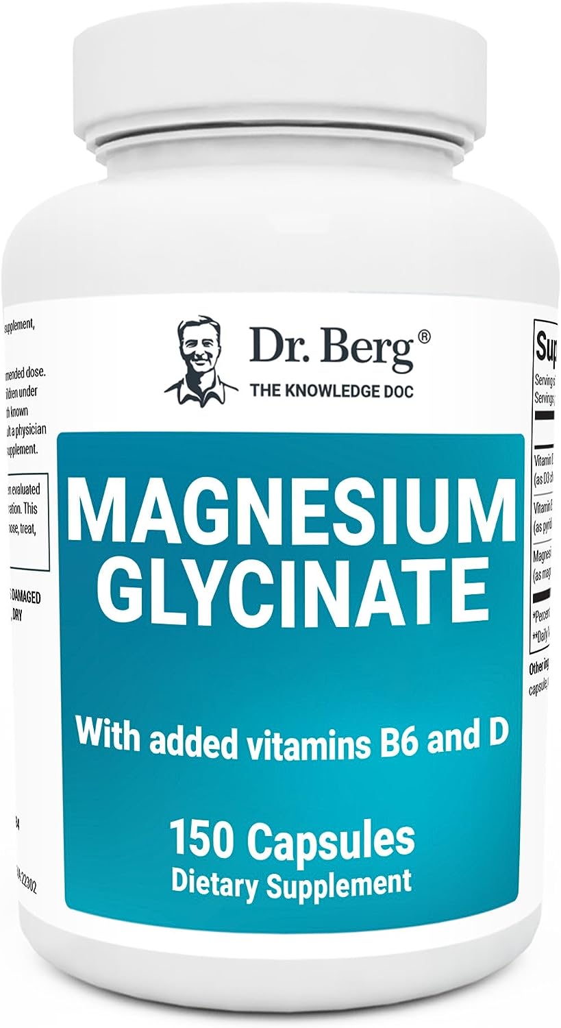 Dr. Berg's Magnesium Glycinate 150 Veg Capsules