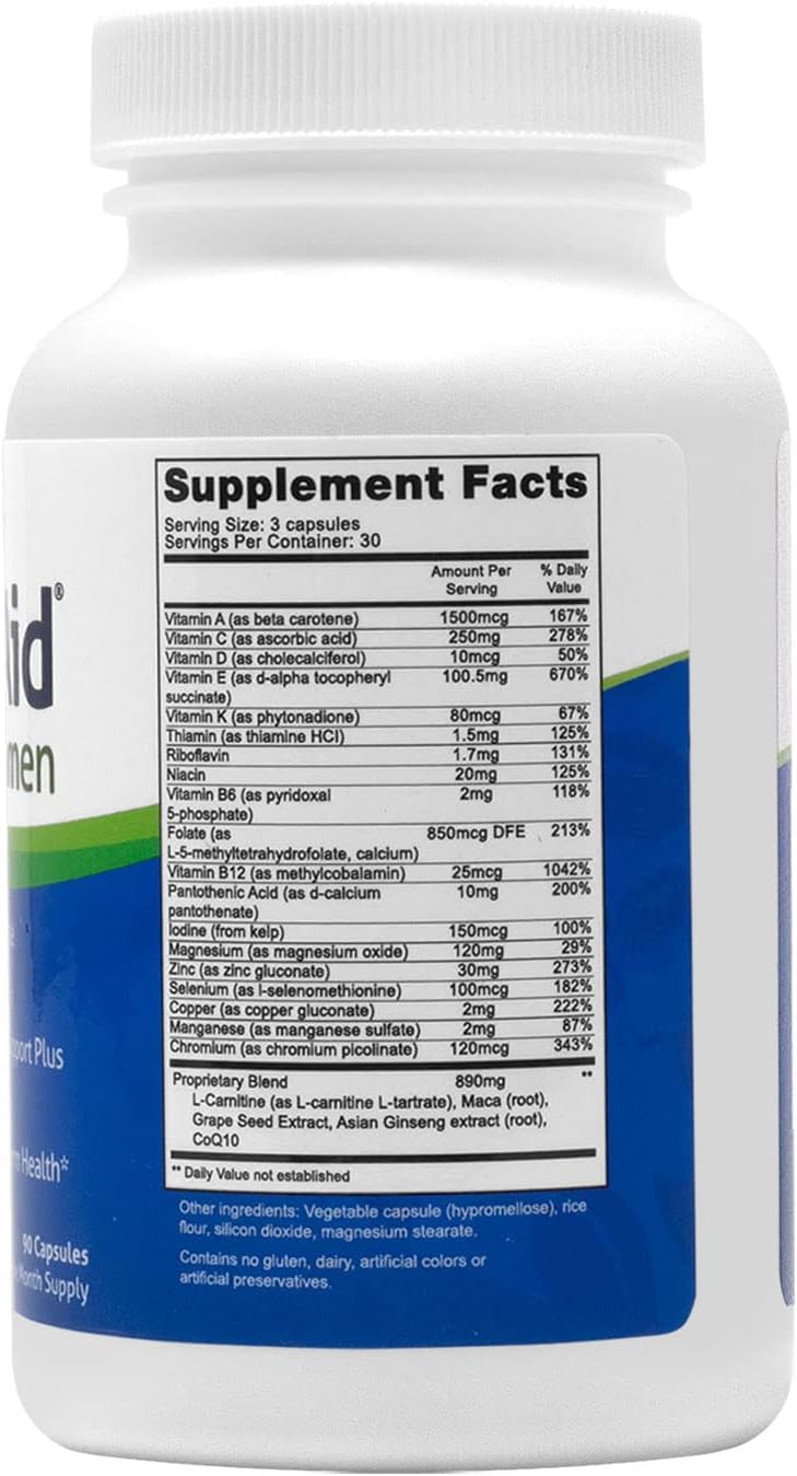 Fairhaven Health FertilAid for Men Prenatal Male Fertility Supplement 90 Capsules