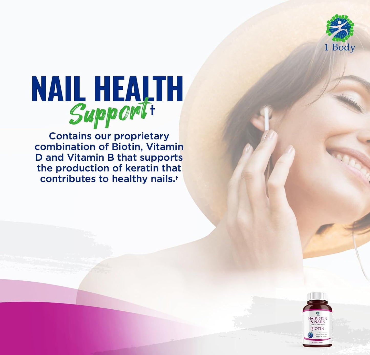 Hair, Skin, and Nails Vitamins 60 capsules