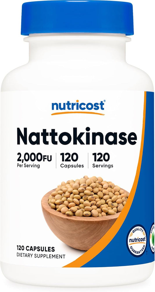 Nutricost Nattokinase 2,000FU, 120 Capsules