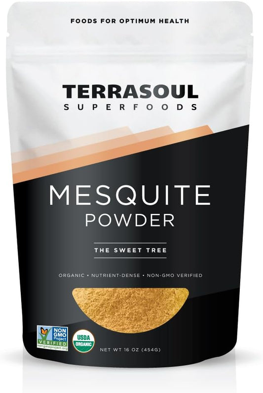 Terrasoul Superfoods Mesquite Powder (Organic), 16 Ounces