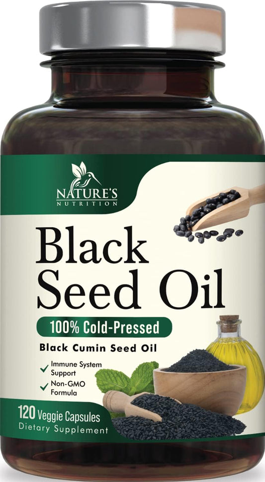 Premium Black Seed Oil Capsules 1000mg -120 Capsules