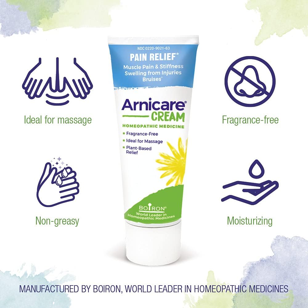 Boiron Arnicare Cream for Relief of Joint Pain 2.5 oz