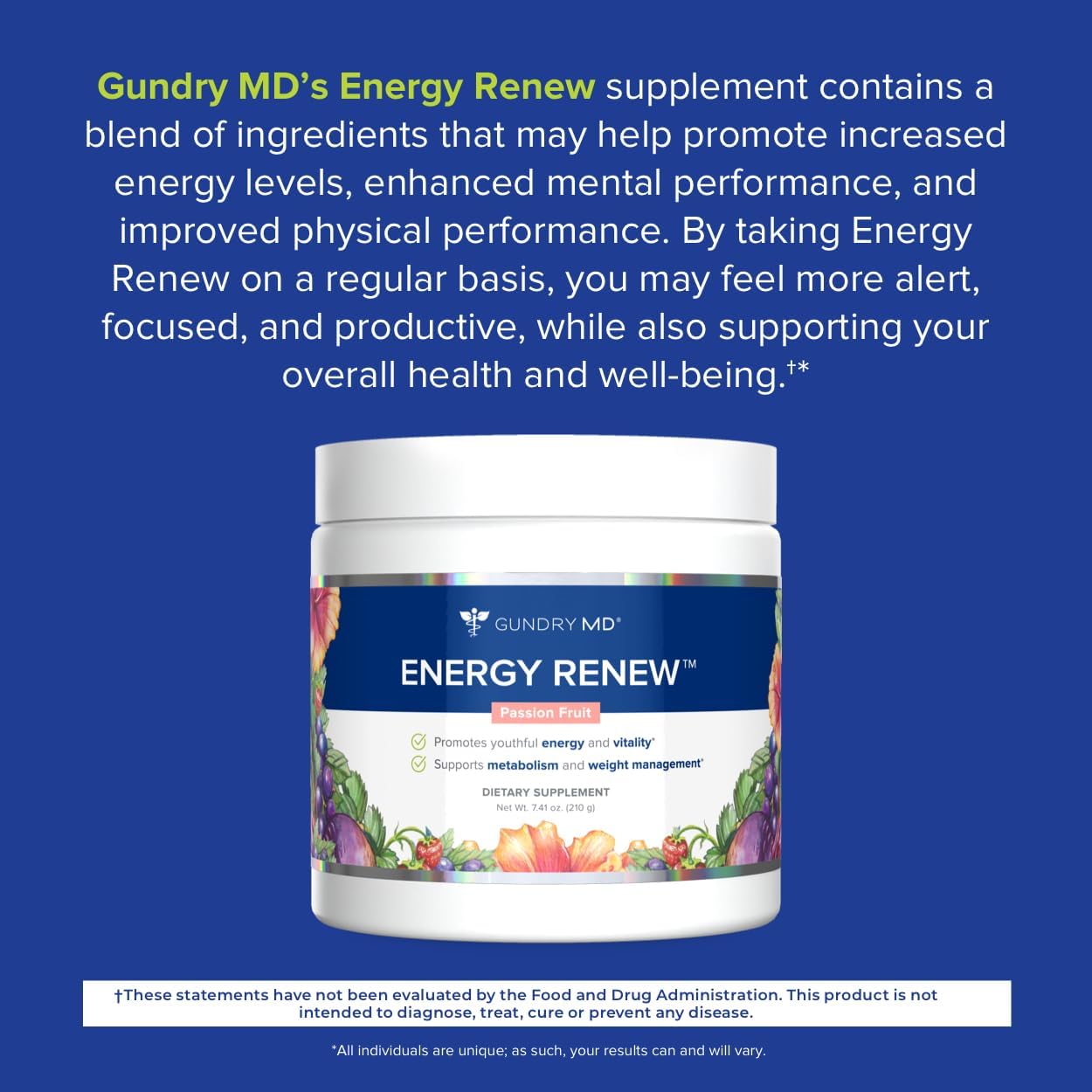 Gundry MD® Energy Renew Muscle Recovery and Cardiovascular Health