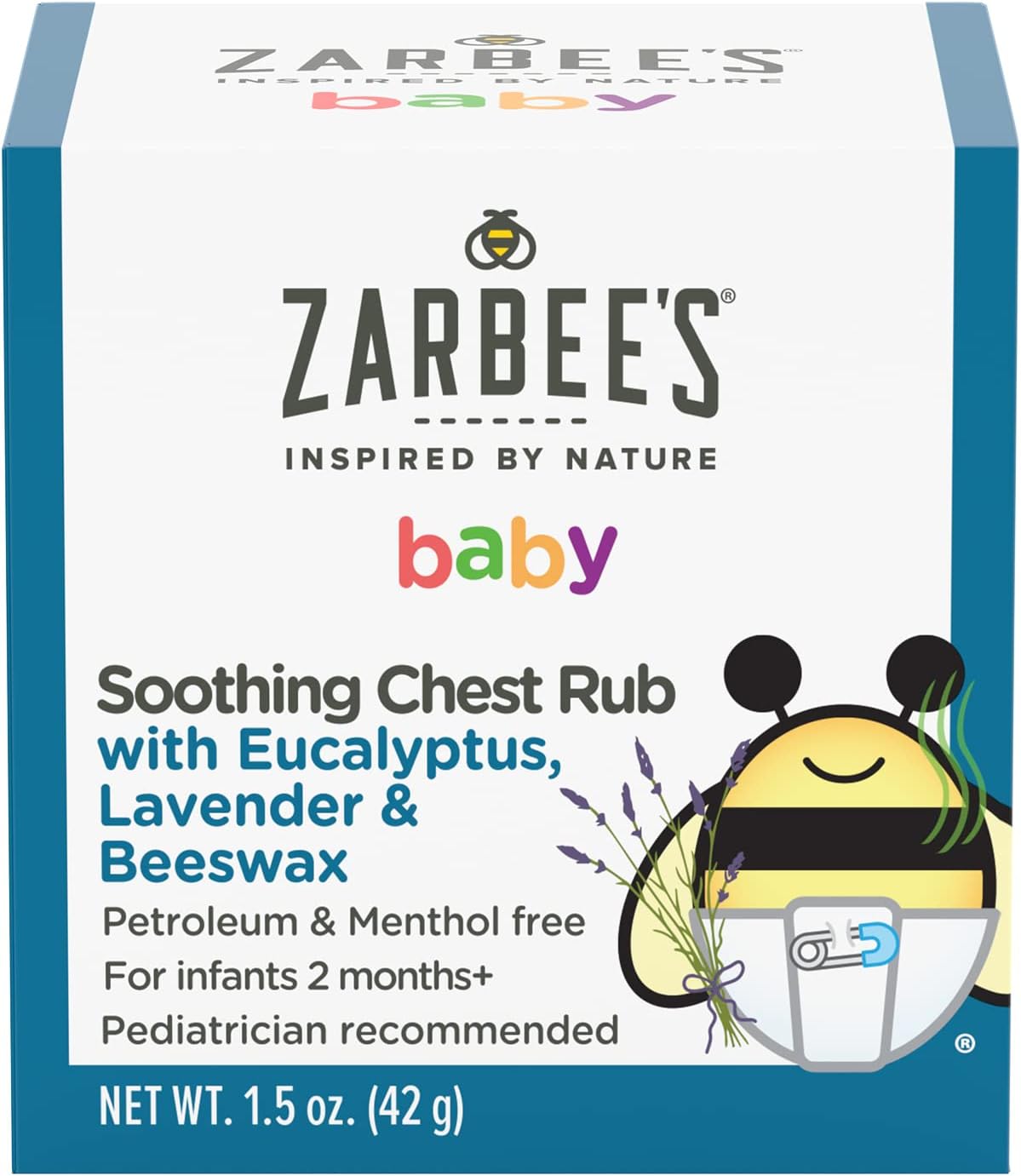 Zarbee's Baby Soothing Chest Rub with Eucalyptus & Lavender