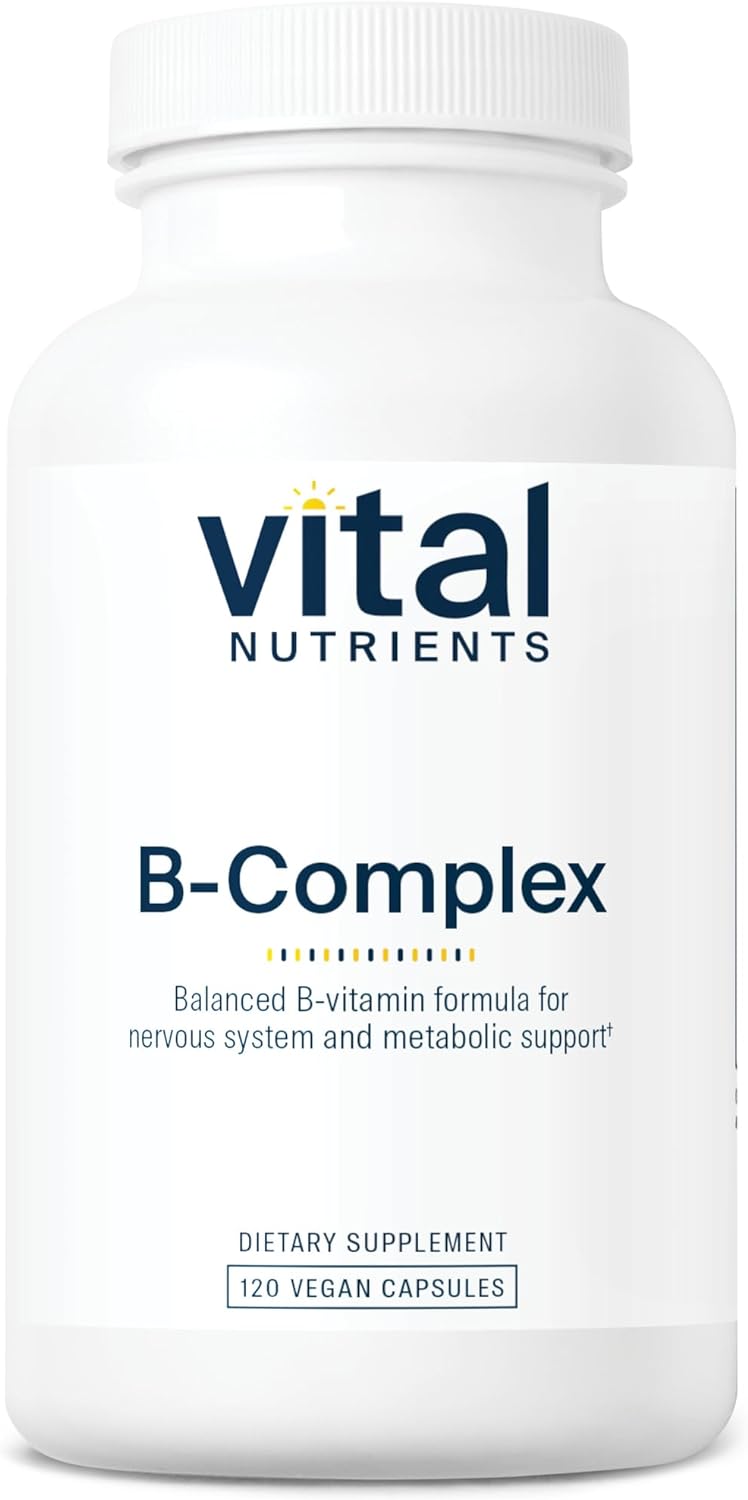 Vital Nutrients B-Complex  Vegan Supplement  120 Capsules