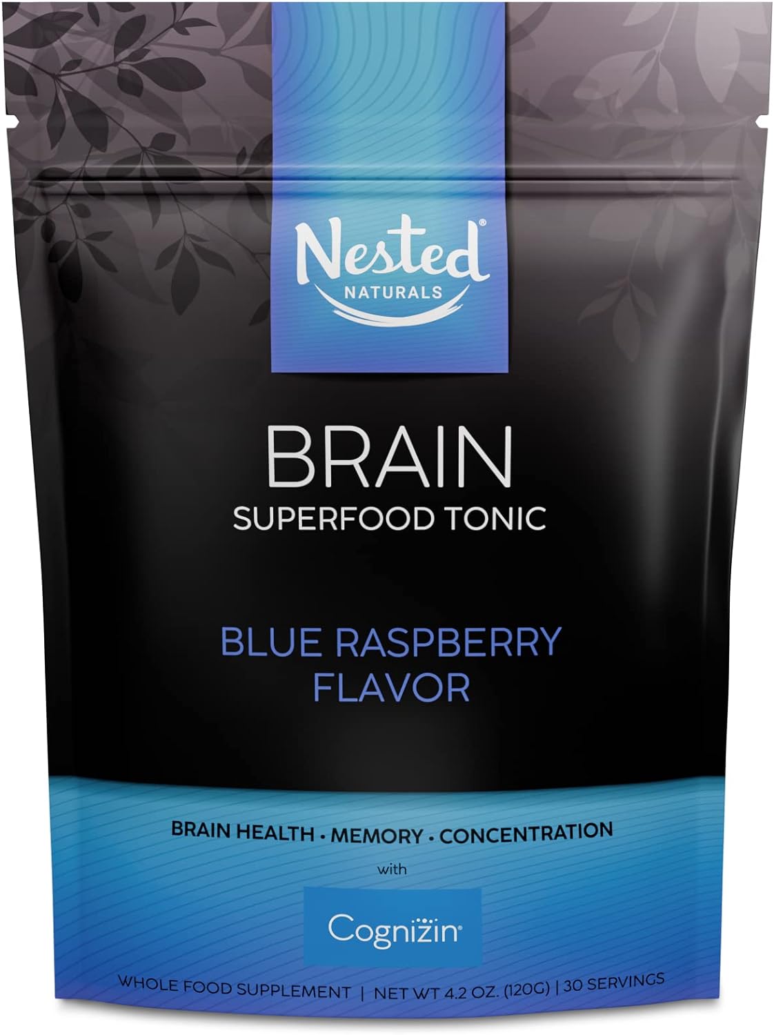 Nested Naturals Brain Superfood Tonic, Powder Drink Mix Supplement