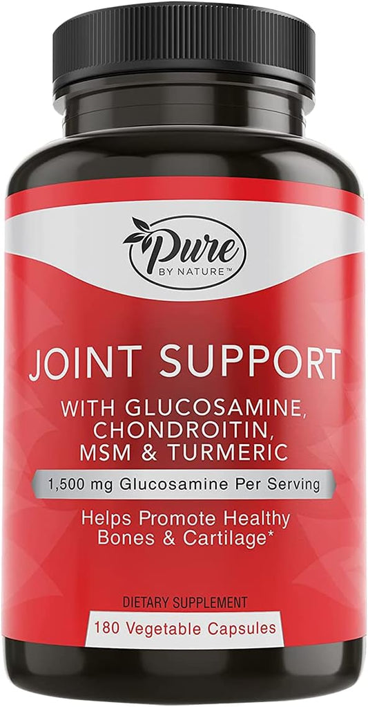 Pure By Nature Joint Support, Glucosamine with Chondroitin 180 Capsules