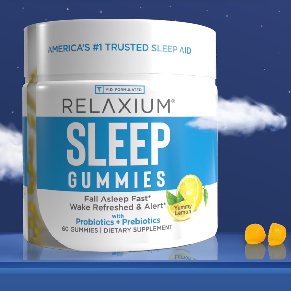 Relaxium Sleep Gummy, Sleep Aid Support 60 gummies