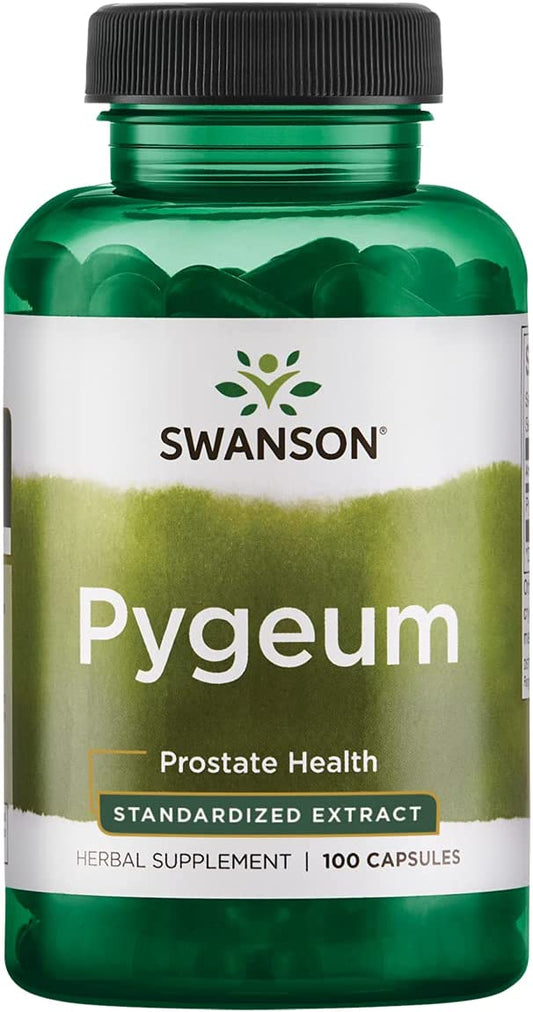 Swanson Pygeum - Herbal - Men's Health Supplement - (120 Capsules Each, 400 mg)