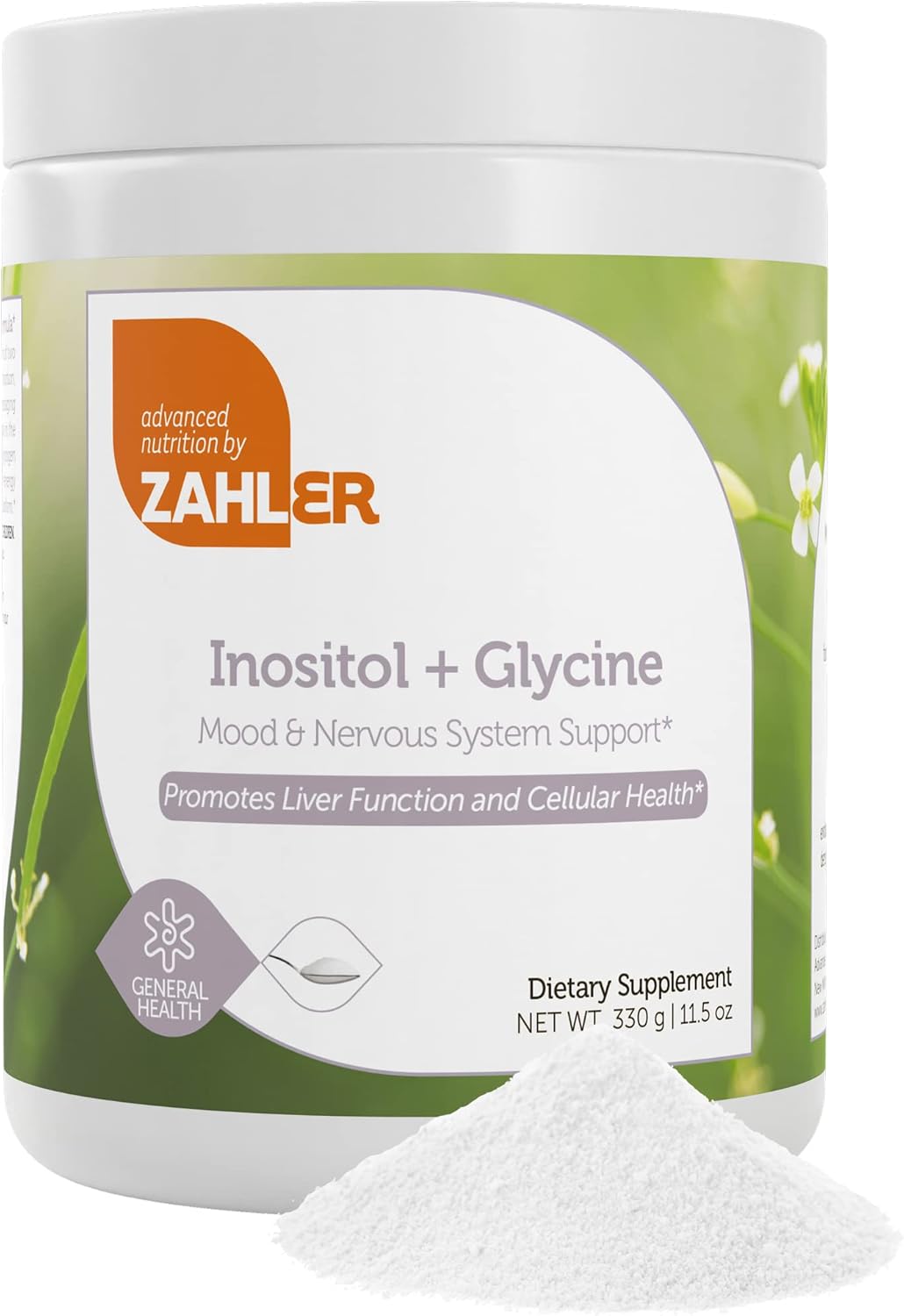 Zahler Inositol & Glycine Supplement Powder 11.5 Oz