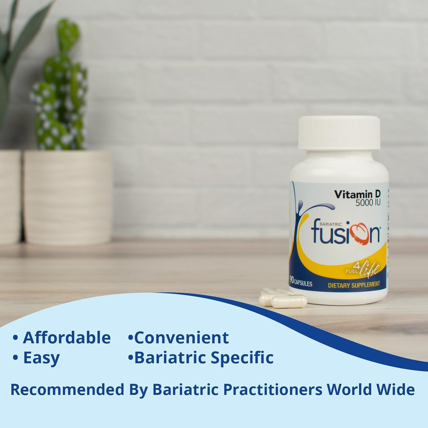 Bariatric Fusion Vitamin D3 5000 IU - 90 Capsules