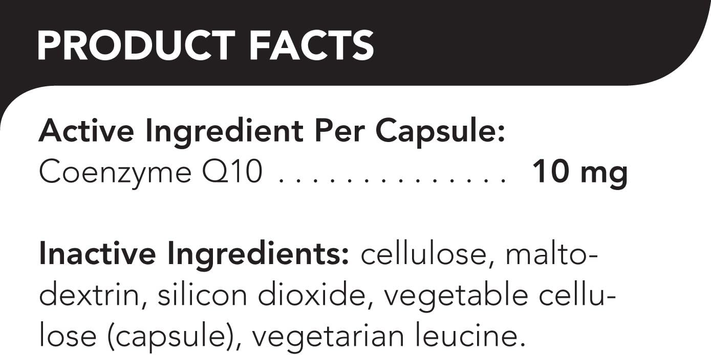 VetriScience Laboratories - Coenzyme Q10 10mg, 100 Capsules