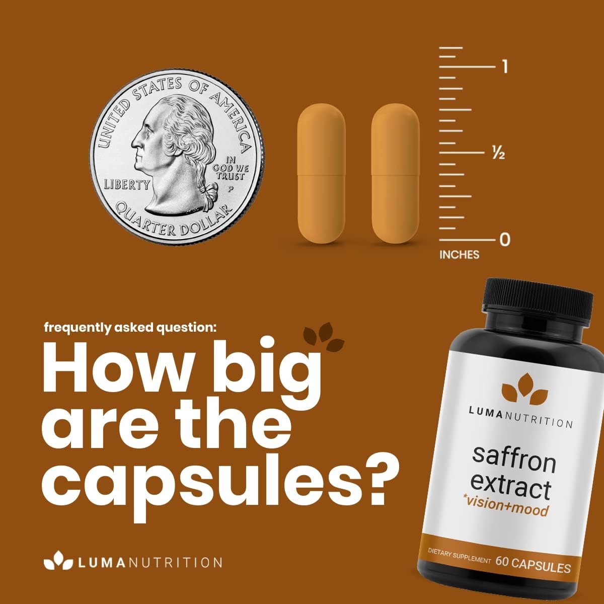 Saffron Extract Capsules - Premium Saffron Supplements 60 capsules