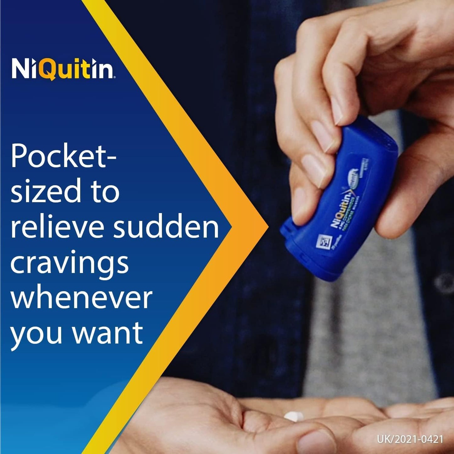 NiQuitin Minis Mint 4 mg Lozenges - Effective Smoking Craving Relief - Practical Pocket- 100 Mini Lozenges