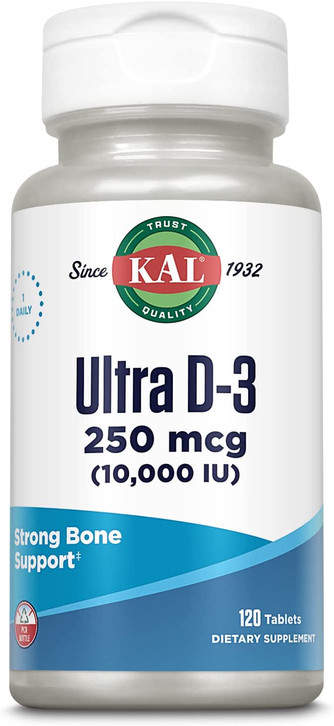 Kal Ultra D-3, 10,000 IU, 120 Tabs