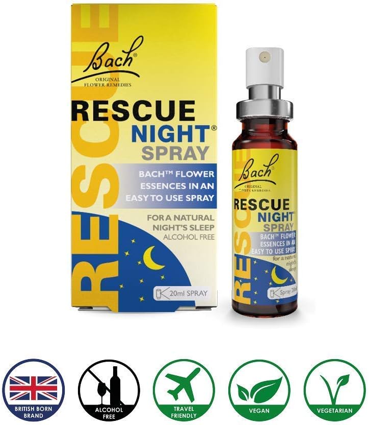 Nelson's Rescue Remedy Night Spray, Flower Essences,  - 20ml Spray Bottle