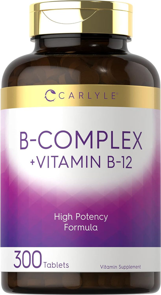 Carlyle B Complex Vitamin with B12  300 Tablets