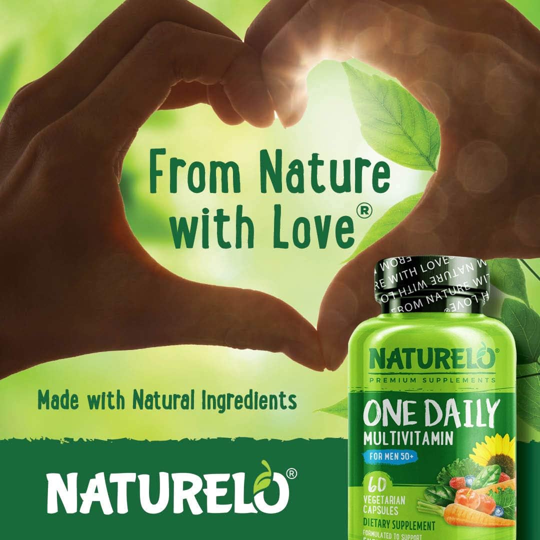 NATURELO One Daily Multivitamin for Men 50+ , 60 capsules