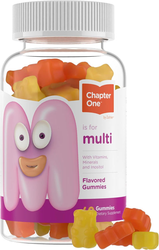 Zahler - Chapter One Kids Multivitamin Gummy with 13 Vitamins & Nutrients (60 Flavored Gummies)