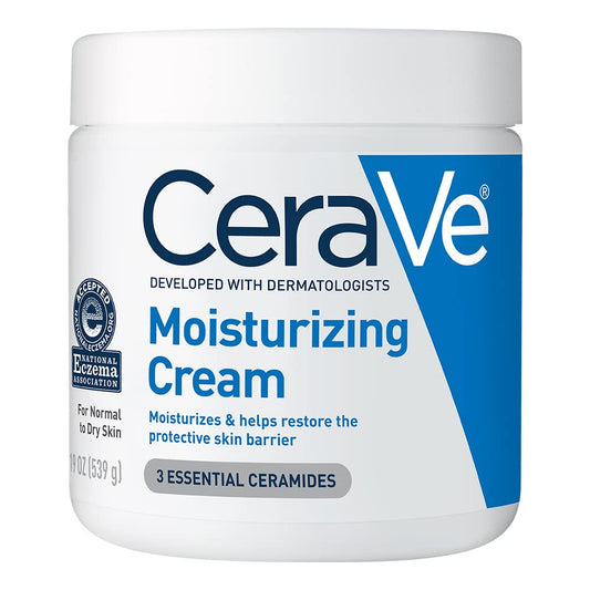 CeraVe Moisturizing Cream | Body and Face Moisturizer for Dry Skin