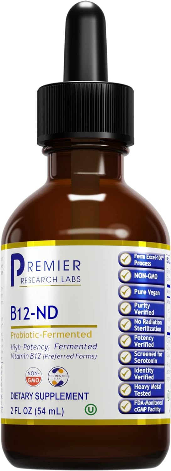 Premier Research Labs B12-ND - High-Potency Vitamin B12   - 2 fl oz