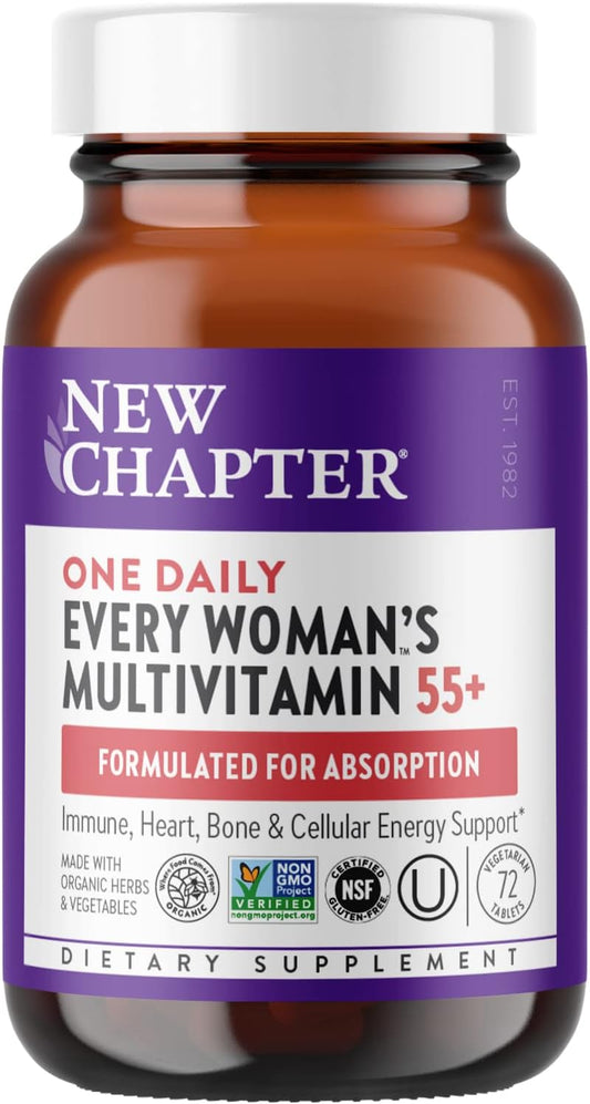 New Chapter Women's Multivitamin 50 Plus for Cellular Energy 72 count