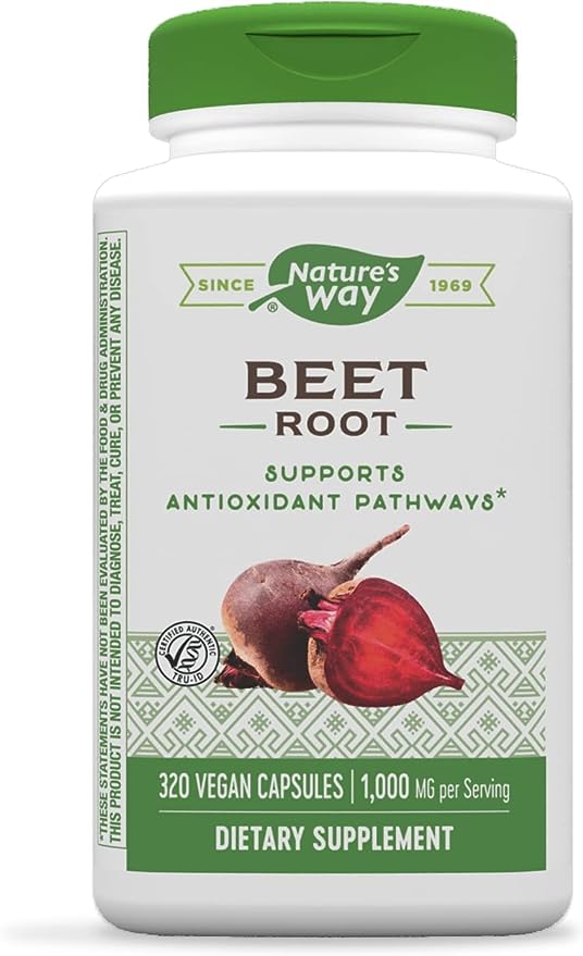 Nature's Way Beet Root, Supports Antioxidant pathways ,320 Capsules