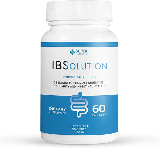 IBSolution - All-Natural Supplement to Support Digestive Health, (60 Capsules)