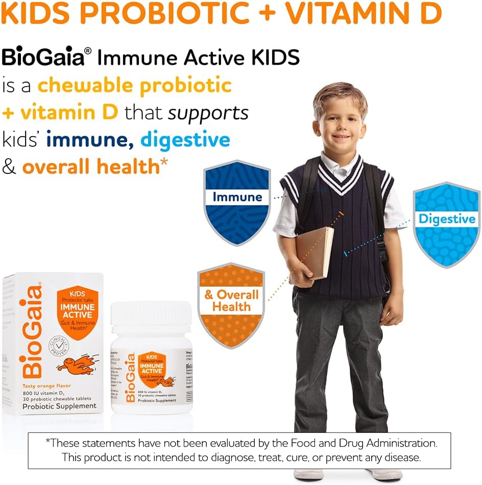 BioGaia Protectis Immune Active Kids Probiotic 30 count