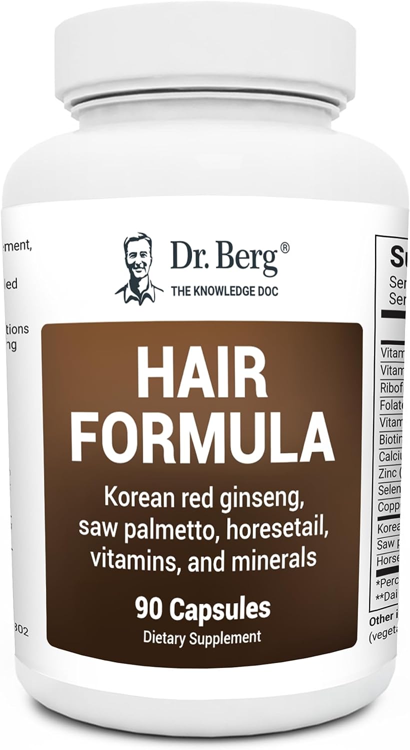 Dr. Berg All in One Hair Vitamins for Men & Women