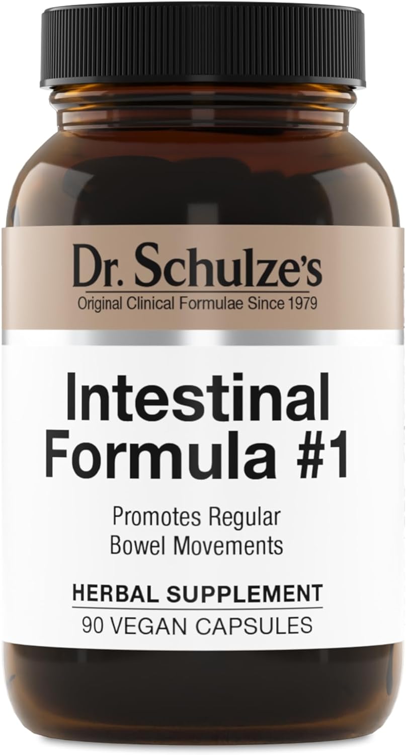 Dr. Schulze's Intestinal Formula Colon Bowel Cleanse Laxative 90 Capsules