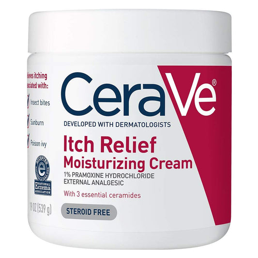 CeraVe Anti-Itch Cream with Pramoxine for Itchy Skin Relief