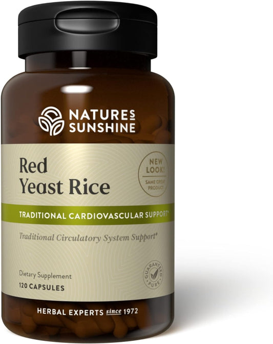 Nature's Sunshine Red Yeast Rice, 120 Capsules