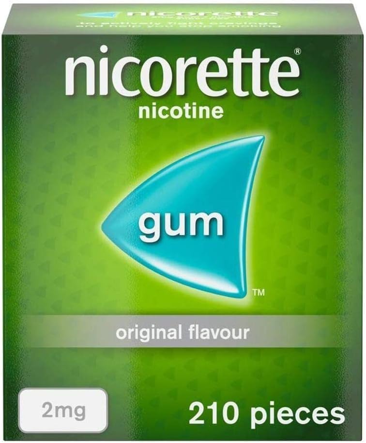 Nicorette Original Flavour Gum ,210 Piece