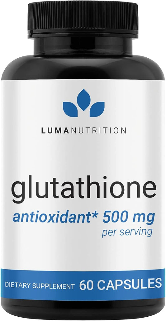 Premium Glutathione - Reduced Glutathione 500mg - 60 count