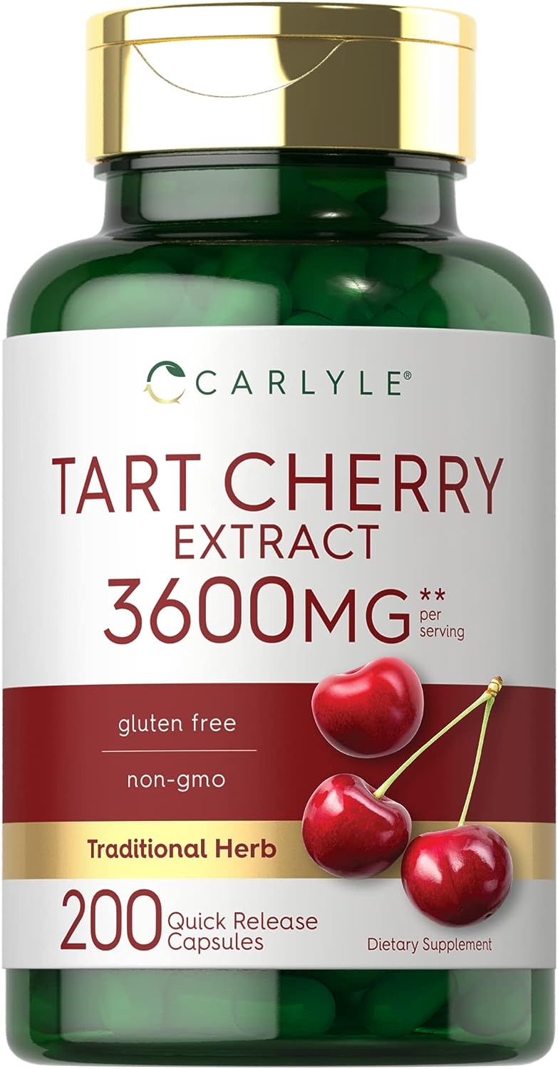 Carlyle Tart Cherry Extract Capsules  200 Count