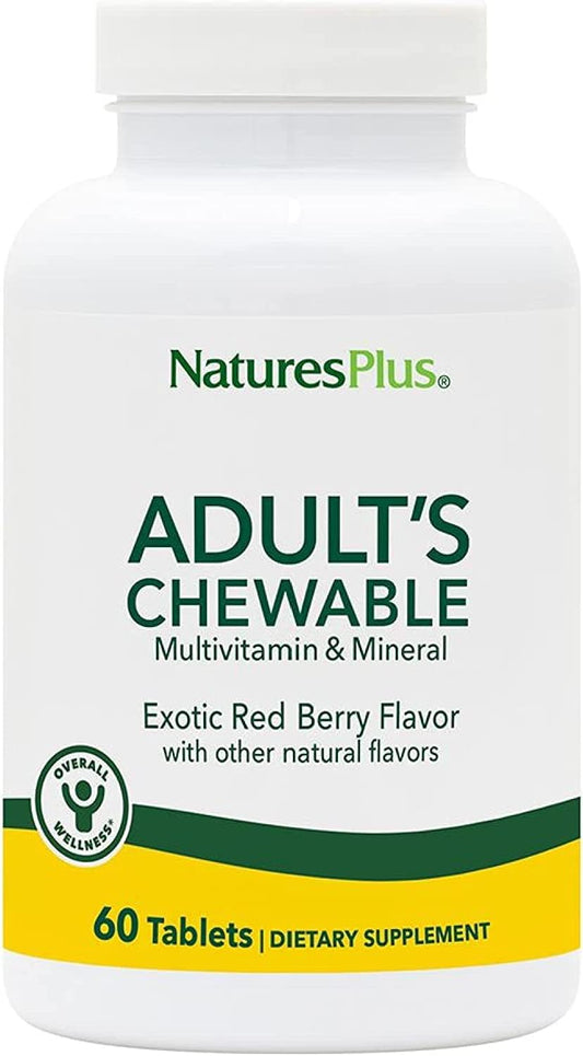 NaturesPlus Adult's Chewable Multivitamin - 90 Vegetarian Tablets