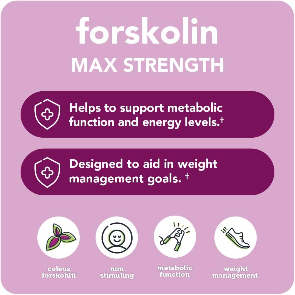 Vitamin Bounty Forskolin Max Strength  60 Capsules