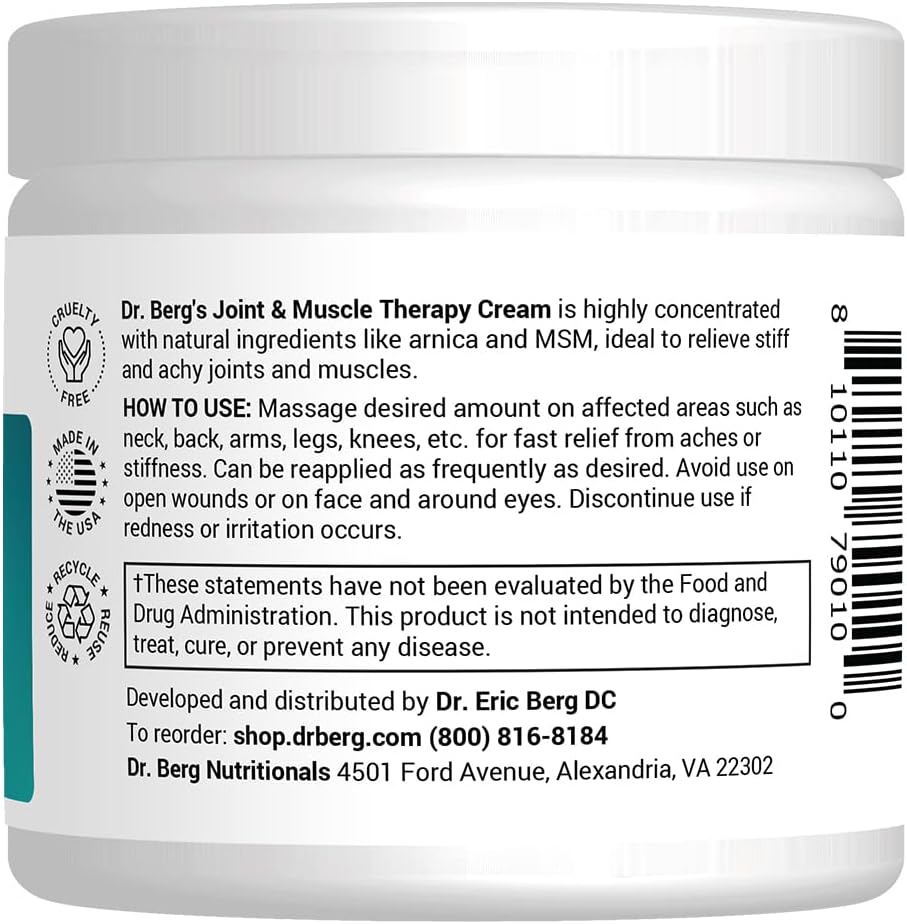 Dr. Berg's Joint & Muscle Cream - Workout Recovery