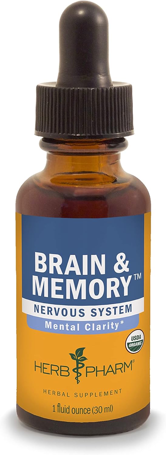 Herb Pharm Brain and Memory Liquid Herbal Formula 1 Ounce