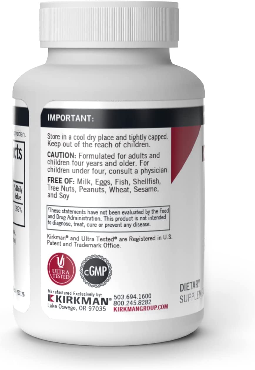 Kirkman - Zinc 20mg - 250 Capsules