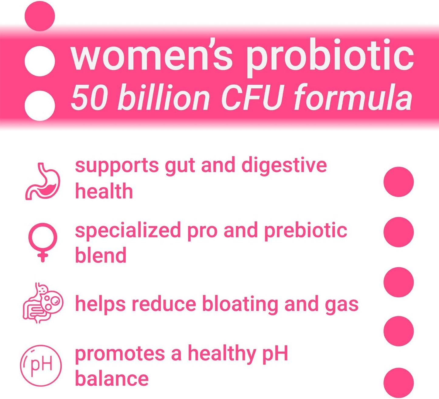 Luma Nutrition Probiotics for Women with Prebiotics - 60 count