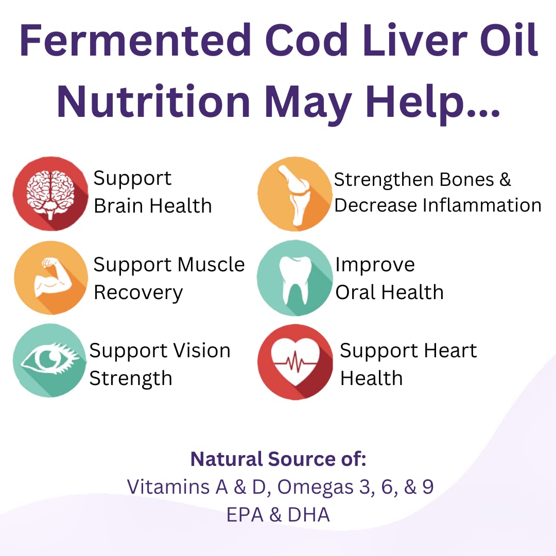 Fermented Cod Liver Oil Blend - 120 Capsules