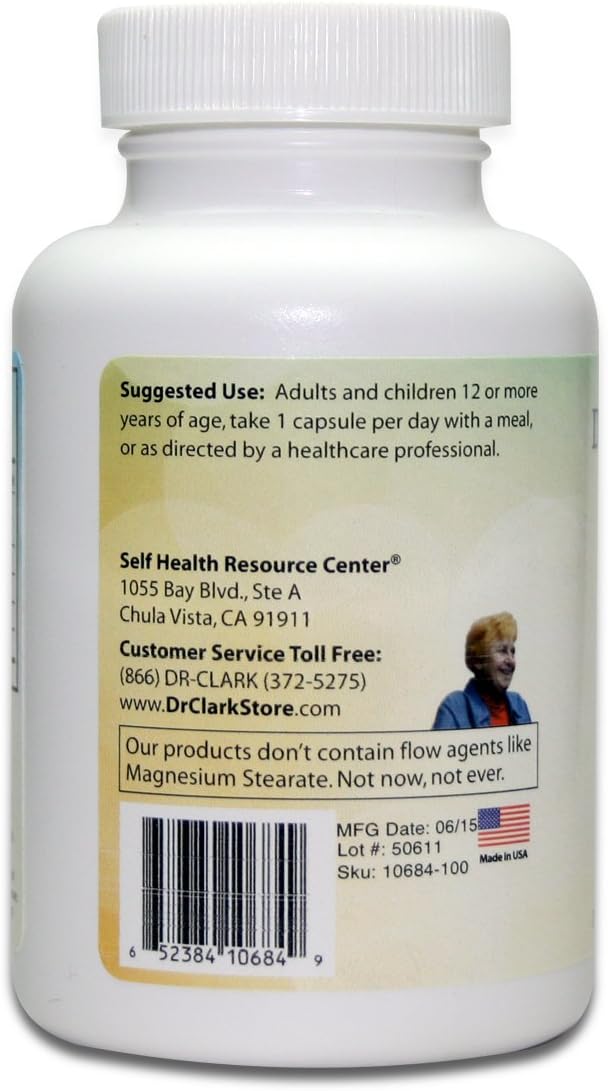 Dr. Clark Raz-Caps Supplement, 500mg, 100 Gelatin Capsules