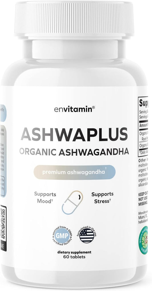 envitamin Ashwaplus Organic Ashwaghanda 60 Tablets