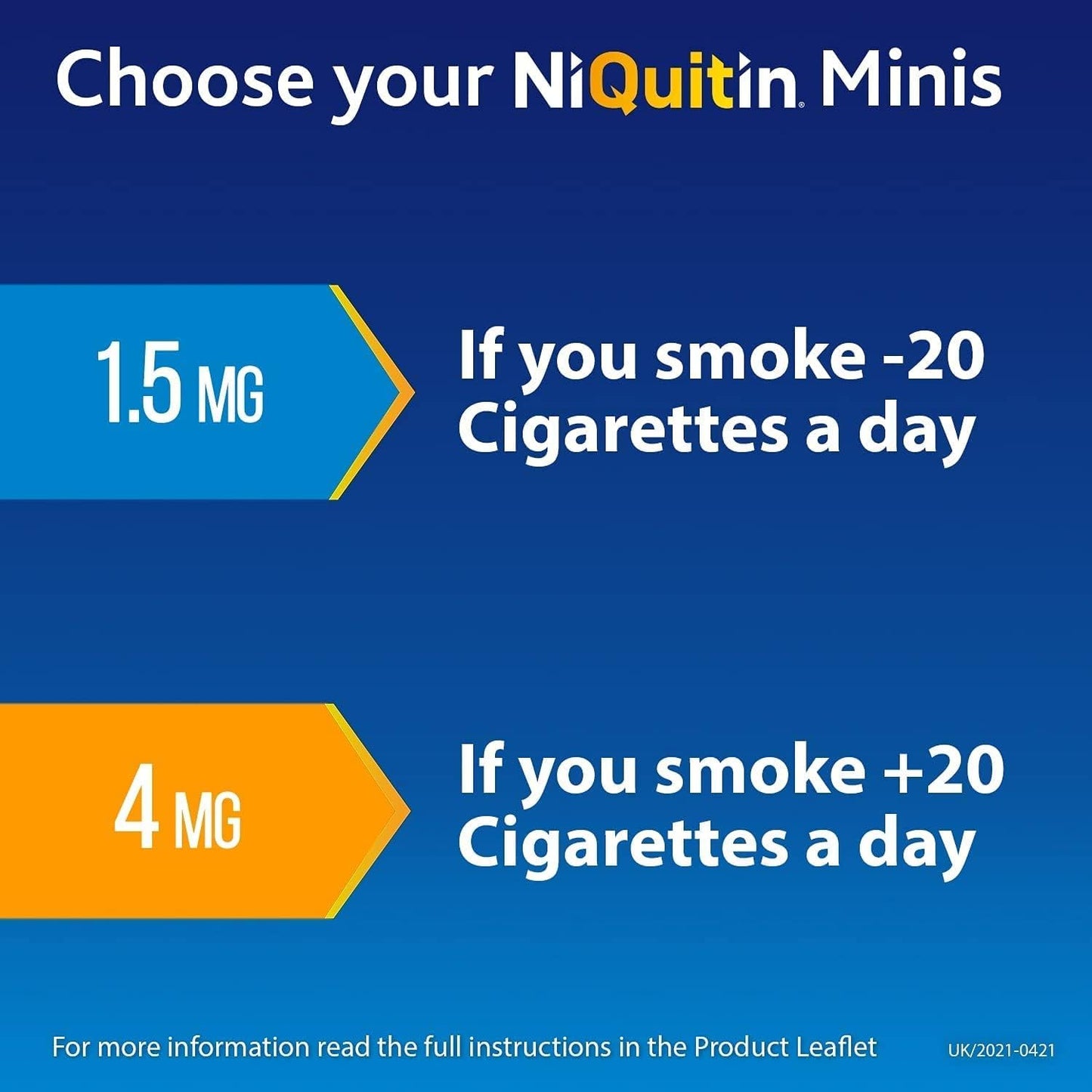 NiQuitin Minis Mint 4 mg Lozenges - Effective Smoking Craving Relief - Practical Pocket- 100 Mini Lozenges