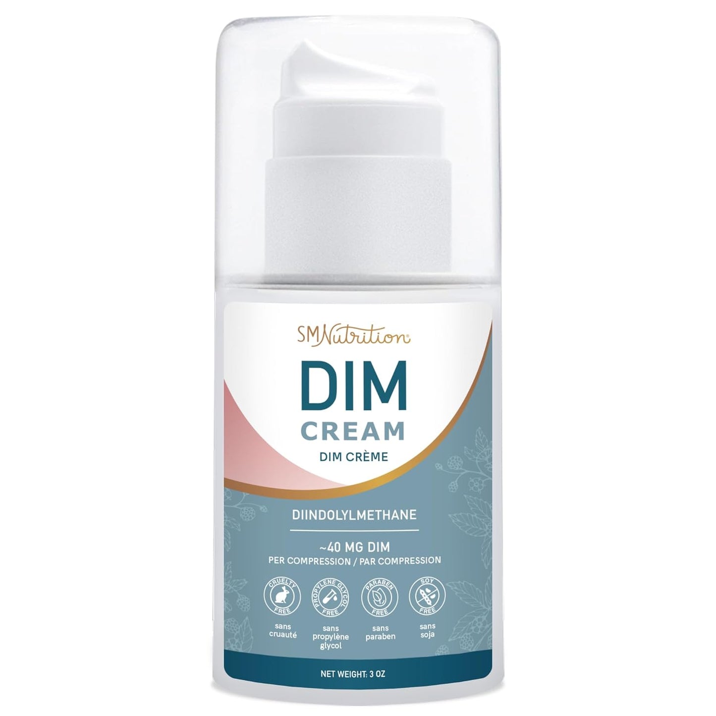 DIM Cream Supplement | Diindolylmethane Hormone Balancing Cream for Women 3 OZ